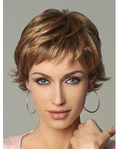 Blonde Wavy Short Monofilament Synthetic Women Wigs Blonde Wavy Short Monofilament Synthetic Women Wigs
