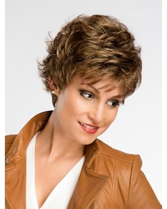 Fabulous Short Wavy Blonde Monofilament Classic Popular Synthetic Women Wigs Fabulous Short Wavy Blonde Monofilament Classic Popular Synthetic Women Wigs