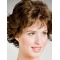 Good Wavy Short Brown Layered Capless New Design Synthetic Women Wigs