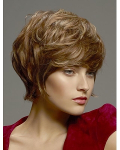 Wonderful Blonde Short Wavy Boycuts Capless Fantastic Synthetic Women Wigs Wonderful Blonde Short Wavy Boycuts Capless Fantastic Synthetic Women Wigs