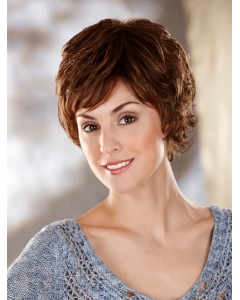 Wholesome Brown Wavy Short Capless Classic Synthetic Women Wigs Wholesome Brown Wavy Short Capless Classic Synthetic Women Wigs