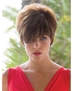 So Great Short Wavy Brown High Quality Boycuts Monofilament Synthetic Women Wigs So Great Short Wavy Brown High Quality Boycuts Monofilament Synthetic Women Wigs