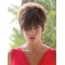 So Great Short Wavy Brown High Quality Boycuts Monofilament Synthetic Women Wigs