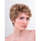 Wavy Blonde Boycuts 6" Monofilament Synthetic Short Wigs For Women