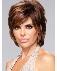 10" Lace Front Short Synthetic Wavy Lisa Rinna Women Wigs 10" Lace Front Short Synthetic Wavy Lisa Rinna Women Wigs
