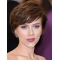 Wavy Short Brown Capless Synthetic Scarlett Johansson Women Wigs