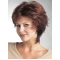 Sassy Monofilament Layered Wavy Short Synthetic Women Wigs For Cancer
