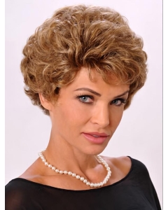 Blonde Wavy Short Monofilament Synthetic Women Wigs Blonde Wavy Short Monofilament Synthetic Women Wigs