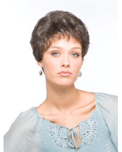 Designed Wavy Short Capless Synthetic Grey Women Wigs Designed Wavy Short Capless Synthetic Grey Women Wigs