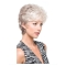 Good Wavy Short Capless Synthetic Grey Women Wigs