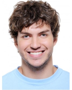 No-fuss Auburn Wavy Short Lace Front Synthetic Men Wigs No-fuss Auburn Wavy Short Lace Front Synthetic Men Wigs