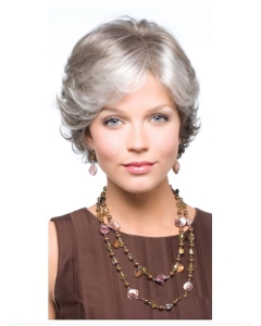 Incredible Wavy Short Capless Synthetic Grey Women Wigs Incredible Wavy Short Capless Synthetic Grey Women Wigs