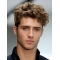 No-fuss Brown Wavy Short Capless Synthetic Men Wigs