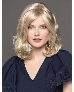 14" Platinum Blonde Shoulder Length Curly Without Bangs Monofilament Synthetic Women Wigs 14" Platinum Blonde Shoulder Length Curly Without Bangs Monofilament Synthetic Women Wigs