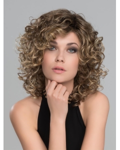 Brown 12" Curly Shoulder Length Lace Front Classic Synthetic Women Wigs Brown 12" Curly Shoulder Length Lace Front Classic Synthetic Women Wigs