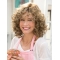 Popular 12" Curly Shoulder Length Layered Mono Synthetic Women Wigs