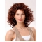 Amazing Curly Auburn Layered Lace Front Human Hair Affordable Women Wigs