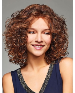 Curly Shoulder length Capless Synthetic Women Wigs Curly Shoulder length Capless Synthetic Women Wigs
