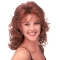 Good Red Curly Shoulder Length Capless Classic Synthetic Women Wigs