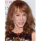 Shoulder Length Capless Synthetic Curly Women Kathy Griffin Wigs