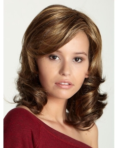 Exquisite Curly Mono Synthetic Medium Women Wigs Exquisite Curly Mono Synthetic Medium Women Wigs