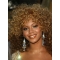 Style Blonde Curly Shoulder Length Lace Front Synthetic Beyonce Wigs For Women