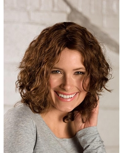 Brown Pleasing Curly Synthetic Medium Wigs Brown Pleasing Curly Synthetic Medium Wigs