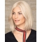 Straight Shoulder Length Without Bangs Lace Front Human Hair Wigs For Women