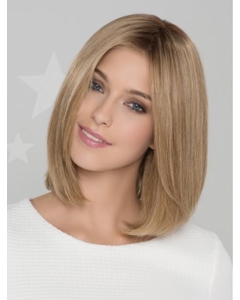 Blonde Straight Shoulder Length Monofilament   Human Hair Bobs Women  Wigs Blonde Straight Shoulder Length Monofilament   Human Hair Bobs Women  Wigs