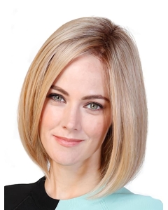 Blonde Straight Shoulder Length Monofilament Synthetic Women Bobs Cancer Patient Wigs Blonde Straight Shoulder Length Monofilament Synthetic Women Bobs Cancer Patient Wigs