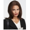 Stylish Brown Straight Shoulder Length Lace Synthetic Women Wigs 