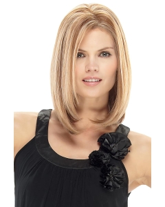 Style Blonde Straight Shoulder Length Lace Front Human Hair Women Wigs Style Blonde Straight Shoulder Length Lace Front Human Hair Women Wigs