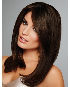 Straight Shoulder Length Hand-Tied Human Hair Women Wigs  Straight Shoulder Length Hand-Tied Human Hair Women Wigs