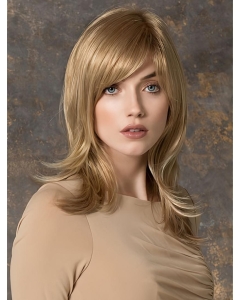 Traditional Straight Medium With Bangs Monofilament Synthetic Women Wigs Traditional Straight Medium With Bangs Monofilament Synthetic Women Wigs