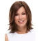 Exquisite Straight Shoulder Length Layered Lace Front Synthetic Women Wigs