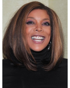 Straight Shoulder Length Lace Front Human Hair Women Wendy Williams Wigs  Straight Shoulder Length Lace Front Human Hair Women Wendy Williams Wigs