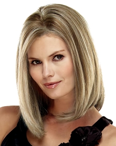 No-fuss Blonde Straight Shoulder Length Lace Front  Human Hair Women Wigs No-fuss Blonde Straight Shoulder Length Lace Front  Human Hair Women Wigs