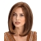 Easy Auburn Straight Shoulder Length Lace Front Human Hair Women Wigs