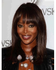 Flexibility Auburn Straight Shoulder Length With Bangs Capless Synthetic African American Women Wigs Flexibility Auburn Straight Shoulder Length With Bangs Capless Synthetic African American Women Wigs