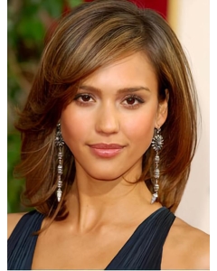 Affordable Brown Straight Shoulder Length Capless Synthetic Jessica Alba Women Wigs Affordable Brown Straight Shoulder Length Capless Synthetic Jessica Alba Women Wigs