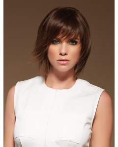 Fantastic Brown Shoulder Length Straight Layered Short Synthetic Women Wigs Fantastic Brown Shoulder Length Straight Layered Short Synthetic Women Wigs