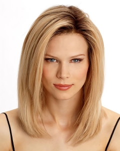 Affordable Blonde Straight Shoulder Length  Lace Front Human Hair Women Wigs Affordable Blonde Straight Shoulder Length  Lace Front Human Hair Women Wigs