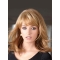 Hairstyles Blonde Straight With Bangs Shoulder Length Lace Front Synthetic Women Wigs
