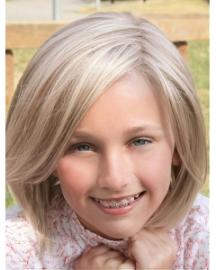 Fantastic Blonde Shoulder Length Straight Synthetic Bobs Kids Wigs Fantastic Blonde Shoulder Length Straight Synthetic Bobs Kids Wigs