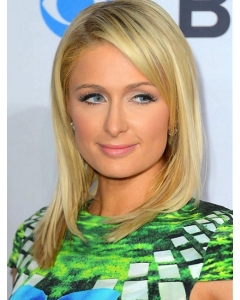 Impressive Blonde Straight Shoulder Length Hand-Tied Human Hair Paris Hilton Wigs Impressive Blonde Straight Shoulder Length Hand-Tied Human Hair Paris Hilton Wigs