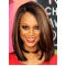 Soft Shoulder-length Straight Lace Human Hair Tyra Banks Wig