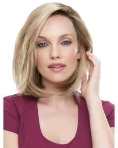 Excellent Blonde Straight Without Bangs hand-tied Synthetic Women Wigs Excellent Blonde Straight Without Bangs hand-tied Synthetic Women Wigs