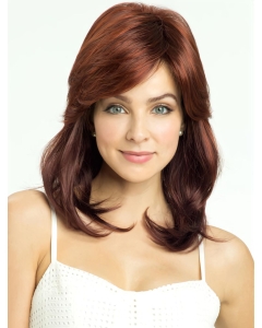 Radiant Auburn Straight Shoulder Length Lace Front Synthetic Women Wigs Radiant Auburn Straight Shoulder Length Lace Front Synthetic Women Wigs