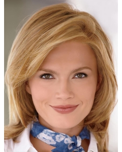 New Blonde Straight Shoulder Length Synthetic Women Wigs For Cancer New Blonde Straight Shoulder Length Synthetic Women Wigs For Cancer