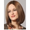 Refined Straight Shoulder Length Lace Front  Human Hair Bobs Women Wigs
